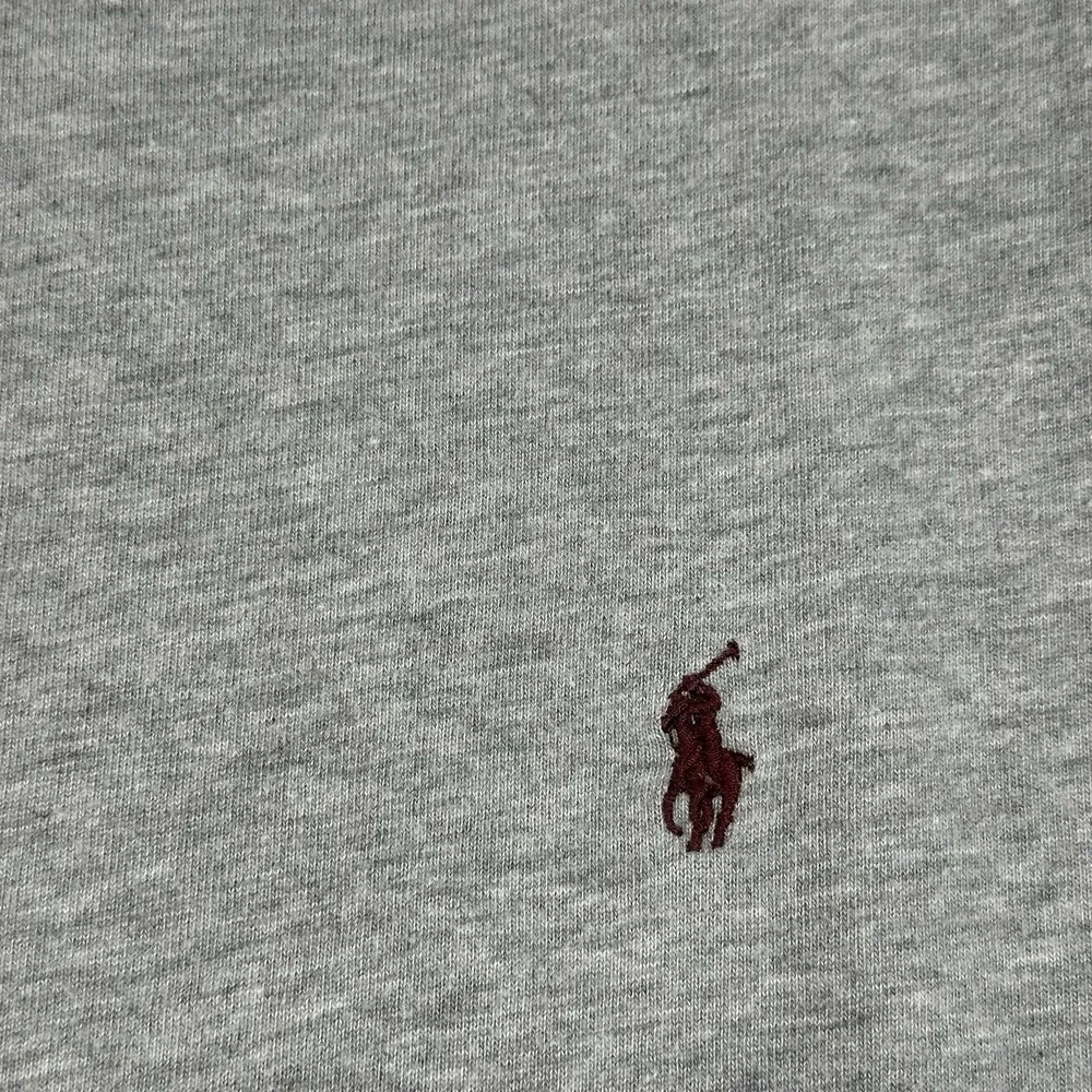 Polo Ralph Lauren Gray‎ 100% Cotton Men's M Turtleneck Long Sleeve Shirt